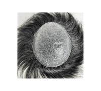 Pelucas para hombres Sistema de cabello humano for hombre, peluquín fino 0,08 mm, sin pegamento(1B50#,7x10)