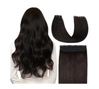Pelucas para Mujer Clip de cabello de 12-26 pulgadas en extensiones de cabello Cabello humano Grado de trama doble Sin enredos Sin derramamiento Cabello humano Remy 1pcs 5 Clips Cabello Cabello real f