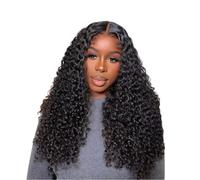 Pelucas para mujer Las pelucas rizadas del frente cordón de 5x5 Glueless 220 la densidad color natural onda profunda pre cortaron el cabello humano Fiesta diaria(22inches)