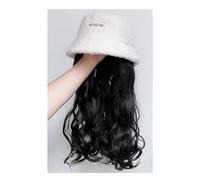 Pelucas para Mujeres Gorro de peluca for mujer, gorro de peluca largo y rizado, gorro de peluca exquisito y moderno, adecuado for fiestas temáticas diarias, conciertos y citas Gorros de Peluca para Mu