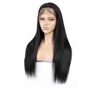 Pelucas para Mujeres Pelucas delanteras de encaje HD 13x6 pelucas de cabello humano Frontal de encaje HD pelucas rectas sin pegamento cabello humano listo for usar Natural Peluca(4x6 Ready Go Wig,24in