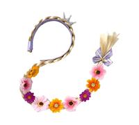 Pelucas para niños pequeños, peluca de banda para la cabeza - Princesas Velocas de vestir | Colorida herramienta de peinado Piece de cabello realista amigable para la piel para los juguetes para la fi