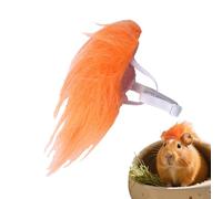 Pelucas para perros - Peluca naranja para perros pequeños, accesorio para disfraces cosplay gato decoración gorro para animales domésticos para interiores Halloween encuentros casa fiestas
