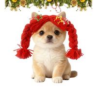 Pelucas para Perros pequeños | Divertido Dulce y Lindo Gorro de Cocinero | Disfraz de Peluca de Gato y Perro - para Perros y de Todos los tamaños casa Foto Juego de rol Halloween Navidad