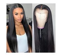 Pelucas Peluca de encaje del cabello humano brasileño Recto 13 × 4 Peluca delantera de encaje con pelo bebé 10-30 pulgadas Hd Peluca frontal de encaje transparente pelucas de cabello humano for mujere