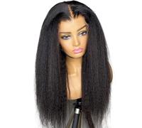 Pelucas Peluca de longitud media, esponjosa, negra natural, versátil, resistente al calor, ondulada larga y rizada, for mujer, peluca cabeza completa for fiesta diaria, Cosplay Peluca de mujer(20inch)