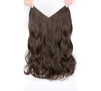 Pelucas Peluca de una sola pieza, rizos en forma de U de onda grande, peluca de volumen de cabello esponjoso, cabello largo for niñas, pieza de extensión de cabello sin rastro Pelucas de reemplazo de