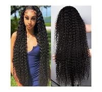 Pelucas Peluca Frontal de Onda Profunda Encaje Frontal Pelucas de Pelo Humano 13x4 Bob Onda de Agua HD Húmedo y Ondulado Suelta Pre Envoltura de Pelo Humano Peluca de Cabello Humano (Tamaño: 180%