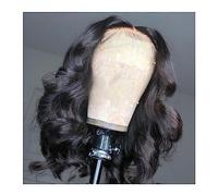 Pelucas Pelucas de cabello humano Frontal de encaje 13x4 HD con ondas corporales, pelucas de cabello humano Remy con cierre 4x4, pelucas de ondas sueltas prearrancadas, pelucas de densidad 180 for muj