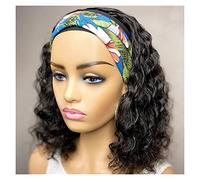Pelucas Pelucas de la cabeza de la cabeza for las mujeres negras 180% de la onda de agua Pelucas de pelo sintético Cabello Natural (Size : 14in)