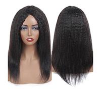 Pelucas Pelucas de pelo recta Peluca de cabello sintético recto for mujer Máquina hecha pelucas16-28 pulgadas Cabello Natural (Size : 24inches)