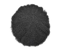 Pelucas Pelucas for hombres, peluquín afro rizado for hombres, parte superior mono transpirable y perímetro de PU, prótesis capilar de cabello masculino, unidad de sistema de reemplazo de 6 ", peluca