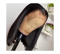Pelucas Pelucas rectas Bob T Parte 13 × 6 Peluca Bob Pelucas de encaje de cabello humano Peluca de encaje de cabello Remy brasileño 150% 8-14 "Parte profunda Pelucas de encaje corto recto Bob marrón c