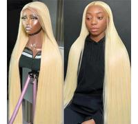 Pelucas Rectas Frontales Del Cordón De La Peluca 13X6 Del Cabello Humano 613 Hd De La Peluca Del Frente Del Cordón 13X4 Para Las Mujeres