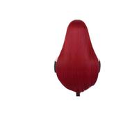 Pelucas rojas largas for mujer, pelo sintético, peluca recta caliente con flequillo lateral, peinados sedosos, Cosplay Drag Queen, 1 ud(Red)