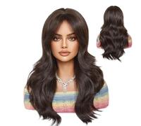 Pelucas rubias para mujeres, mujeres pelucas de cabello natural | Wavy Blonde Long Wigs,Cabello sintético rizado de 20 pulgadas para fechas de bodas de uso diario.