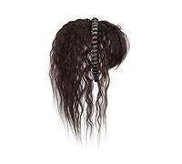 Pelucas Simulación Cabello Flequillo Peluca Pieza Frente Banda para el cabello Flequillo Una peluca Relleno de cabeza Cubierta para el cabello Cabello blanco Pelucas para niñas Pelucas de encaje (C