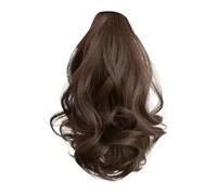 Pelucas sintéticas de garra para el cabello, temperamento para mujer, para acampar, coleta de caballo, pelo delicado clip de mandíbula para niñas