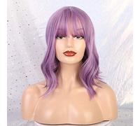 Pelucas sintéticas largas GJBXP con flequillo Pelucas de onda natural mixtas rubias marrones para mujeres blancas Pelucas de cosplay Pelucas de fibra resistente al calor Lc210-5