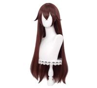 Pelucas sintéticas peluca de disfraces Cosplay, Peluca sintética larga de color marrón for cosplay de fiesta de Halloween