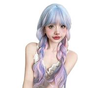 Pelucas Sintéticas Rizadas Largas Ajustables Y Transpirables Estilos Suaves Postizo De Color Caramelo Para Fiestas De Disfraces Accesorio Ligero Cabello Cosplay