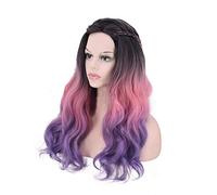 Pelucas SintéTicas Rizadas Largas Disfraz De Halloween Cosplay Fiesta Anime Peluca Para Mujer-B