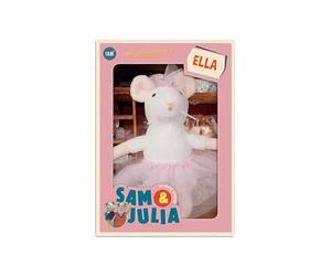 PELUCHE 13CM RATON ELLA LA CASA DE LOS RATONES