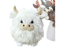 Peluche | 20 cm suave y - Vacas de peluche con pelo largo | para niños adultos niñas colección casa dormitorio guardería sofá estanterías decoración