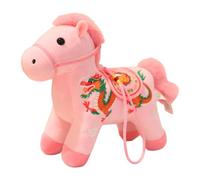 Peluche - 2026 Muñeca de peluche suave y festiva, adorable figura coleccionable, compañero acogedor en la habitación de los niños, encantadora decoración navideña | Celebración acogedora para