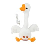 Peluche | 34 cm recargable que imita y repite lo que dices graba voz decoración | Peluche | Regalo para niños y niñas, cumpleaños, sofá, habitación, coche