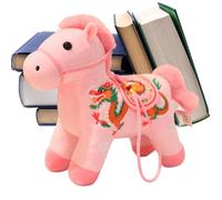 Peluche Année Du Cheval - Douce Et Confortable 2026 | Peluche Année Du Cheval Pour | Idéale Pour Un Anniversaire, Le Nouvel An Chinois, Noël, La Décoration De La Maison, La Chambre D'enfant Ou