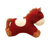 Peluche Año del Caballo - Animal de peluche lindo de 55 cm, tela y algodón PP, decoración de juguete suave de buen augurio, cómodo compañero de almohada | Adultos Oficina de cabecera Sofá Casa S