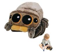 Peluche Araña, 20CM Peluche de Peluche de Araña, Muñeco Peluche Araña Simulación Suave, Ideal para Halloween, Navidad Y Cumpleaños, Ideal para Niños Y Adultos (Labios Amarillos)