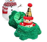 Peluche árbol de Navidad, decoración navideña para casa, Papá Noel y muñecos de nieve - Muñecas de peluche suaves para vacaciones | Para adultos niños habitación oficina escuela dormitorio apartamento