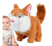 Peluche Ardilla | Animal Eléctrico De Peluche,Decoración Interactiva para El Hogar, Muñeco Acompañante Eléctrico Infantil para Niños Y Niñas