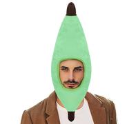 Peluche Banana Cestone - Sombrero de plátano, sombrero de plátano, desencadenante tu diversión interior y adorable tocado de plátano para disfraces de carnaval de cosplay