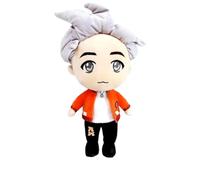 Peluche BTS RM, Muñeco de Peluche Coleccionable, Traje Naranja con Alas, Cabello Rojo, Estilo Chibi K-Pop (RM)