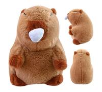 Peluche Capibara, suave realista de cómics mocoso, de colección | Juguetes de peluche para niños - Para niños, niños, niñas, coches, mesas, casa, escuela, oficinas, café, bibliotecas, sofás