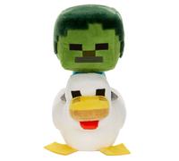 Mattel Peluche Minecraft Zombie Chicken Jockey, coleccionable suave de 8 pulgadas