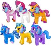 Peluche compatible con My Little Pony, 30 cm - Sunny Starscout, Izzy Moonbow, Pipp Petals, Zipp Storm, Hitch Trailblazer y Misty Brightdawn - Paquete de 3 o individualmente a elegir