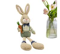 Peluche Conejito - Decoraciones rústicas para Pascua y primavera | Muñeca de peluche conejo de Pascua con patas largas - para dormitorio de salón, apartamento, dormitorio, oficina, granja, restaurante