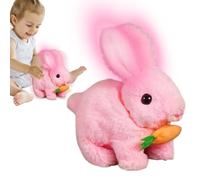 Peluche Conejito Musical - Juguete De Conejo Cantando, Muñeca De Con Orejas Voloteantes | Grabación Mímica De Voz Peluche Animal Para Niños Pequeños Diversión Diaria