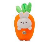 Peluche Conejo Zanahoria - Simpático Peluche Oso Muñeca Berenjena Para Niños, Peluche Reversible Oso, Peluche Conejito De Dibujos Animados, Peluche Conejo, Animales Berenjena Transformados