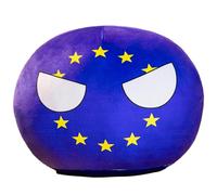Peluche Country Ball - Bolas de peluche rellenas de algodón PP, cómodas bolas nacionales acolchadas, simpáticos cojines de peluches con bolas de campo para la siesta en la oficina, juguetes de anime