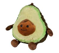 Peluche de aguacate con peso Warmies para microondas con aroma a lavanda francesa, bolsa de trigo caliente o fría para una relajación refrescante y un alivio cálido.