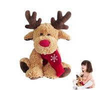 Peluche de alce, relleno de Navidad, decoración de escritorio, alce relleno, lindo alce de peluche, San Valentín