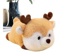 Peluche de animales de dibujos animados, peluche suave de dibujos animados emocional esponjoso | lote de animales de peluche | para niñas, adultos, coches, casa, oficinas, cafeterías, librerías, sofás