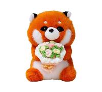 Peluche de Animales Muñeca Con Ramo De Flores