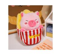 Peluche de Buda Capibara con forma de palomitas de maíz y papas fritas, relleno de algodón PP, regalo navideño