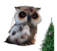 Peluche de búho genérico - Juguete de peluche de búho - ojos vivos con colgante para puerta de pared, decoración de fiesta
